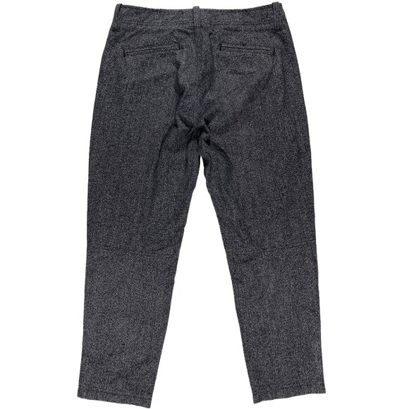 Wings + Horns Button Fly Knit Tapered Fit Gray Cropped Trousers men's size 30x25 - Picture 2 of 8
